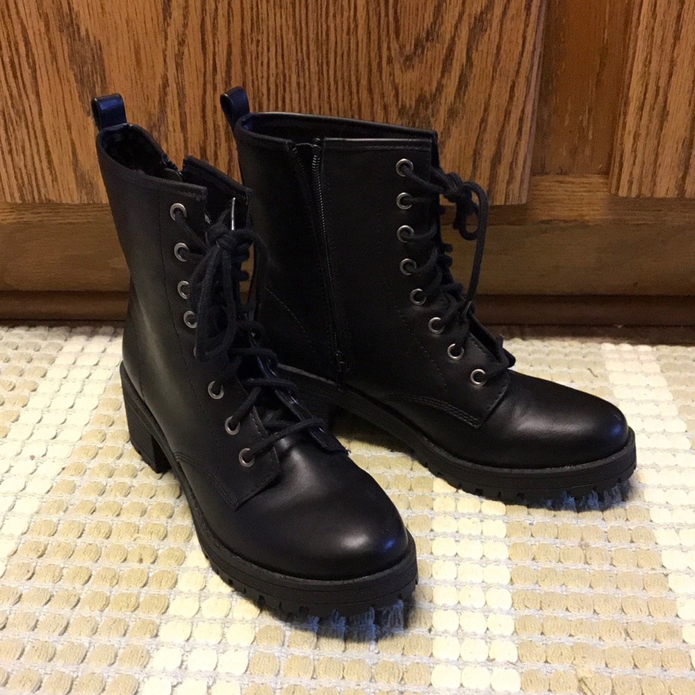 Madden Girl combat boots